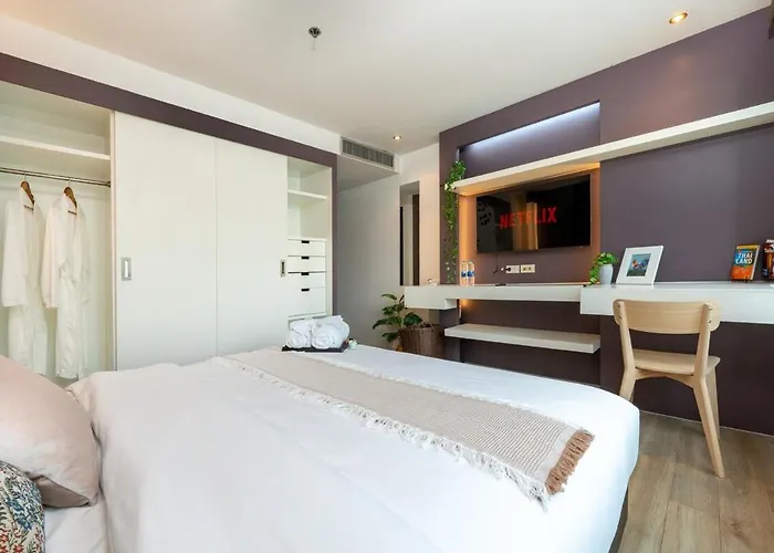 アパート Lucky 808 2bedroom 100sqm Bts Chidlom *